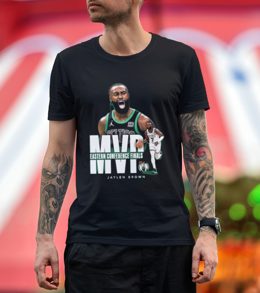 Jaylen Brown MVP Eastern Conference Finals Celtics Basketball T-Shirt