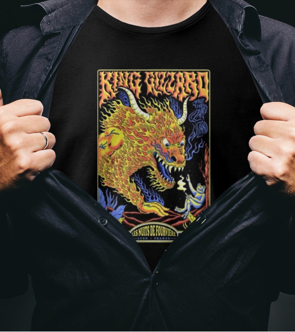 King Gizzard Les Nuits De Fourvière June 3 2024 Lyon France T-Shirt