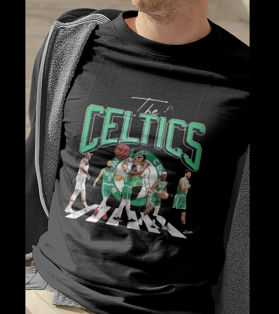The Celtics Jrue Holiday Jayson Tatum Jaylen Brown Derrick White Al Horford Signatures Team Players T-Shirt