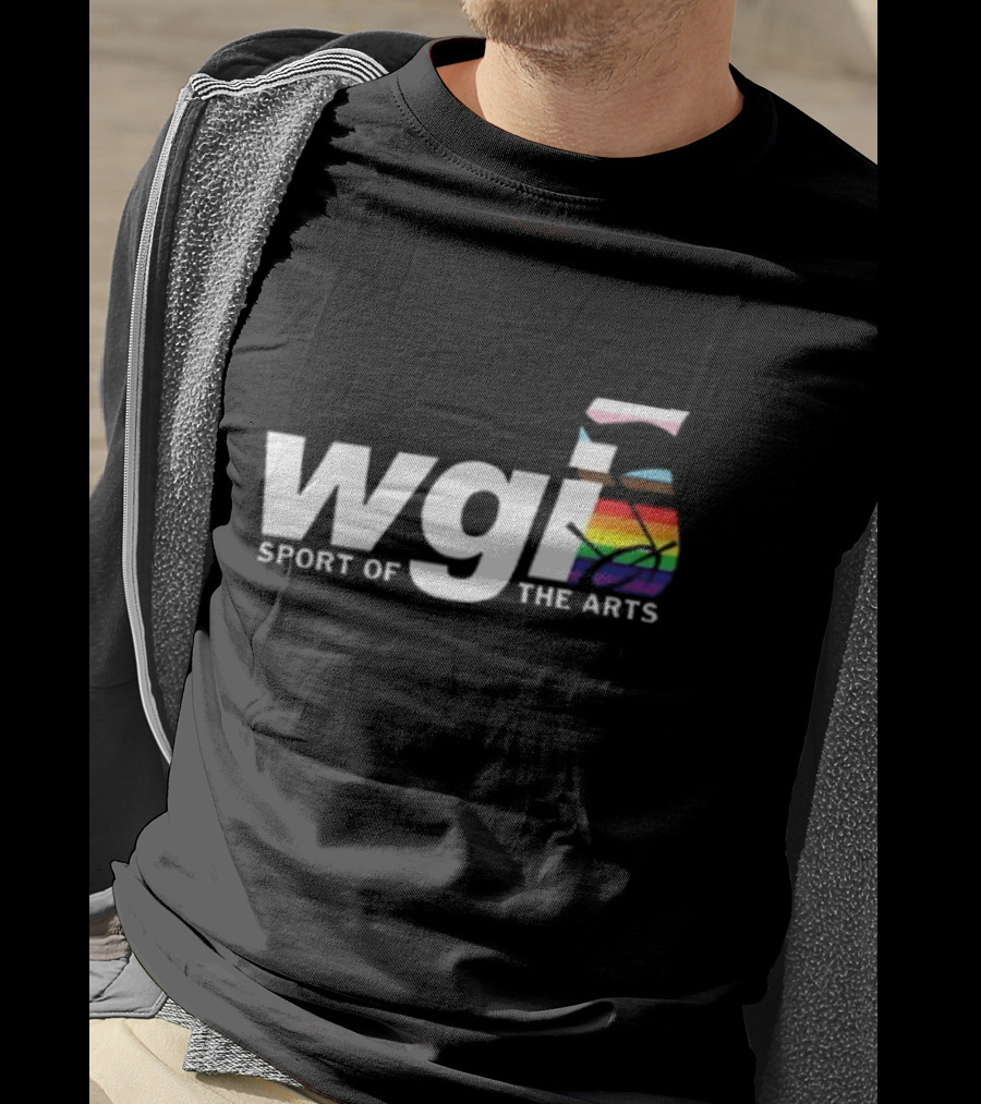 WGI Sport Of The Arts Pride Month Rainbow Flag T-Shirt