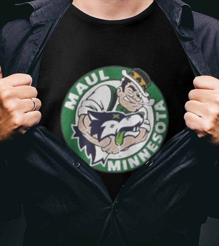 Boston Celtics Maul Minnesota Timberwolves T-Shirt