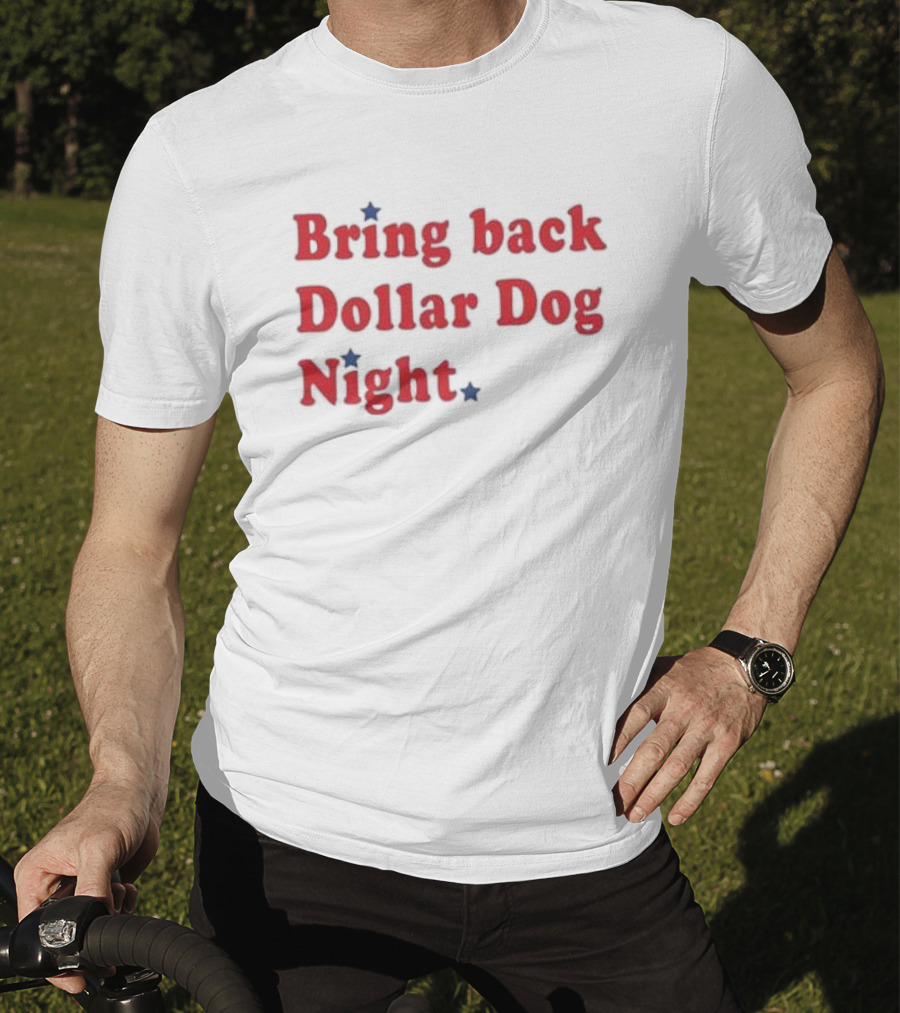 Bring Back Dollar Dog Night Nostalgia With Red Stars T-Shirt