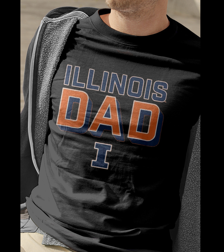 Illinois Dad Fighting Illini T-Shirt