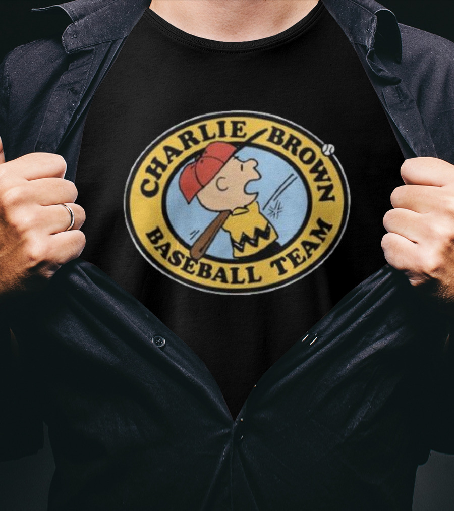 Charlie Brown Baseball Team Peanuts T-Shirt