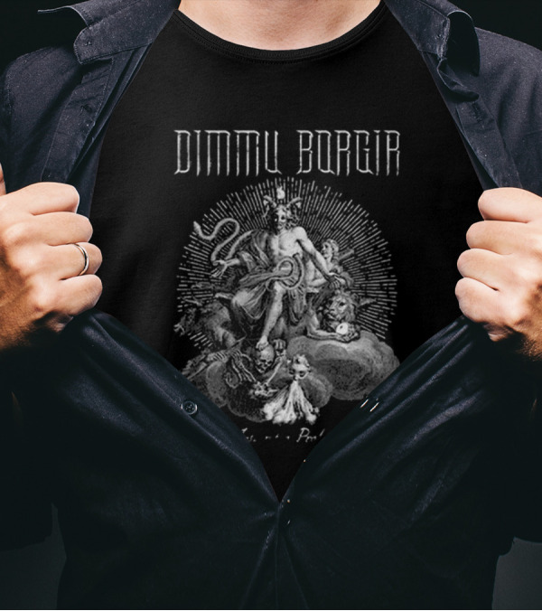 Dimmu Borgir Ins. Profanus Occult Iconography Baphomet Inspired T-Shirt