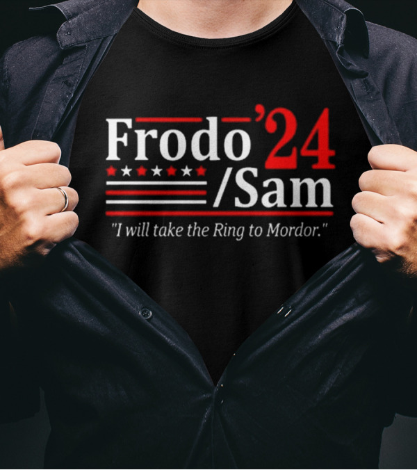 Frodo Sam 2024 I Will Take The Ring To Mordor T-Shirt