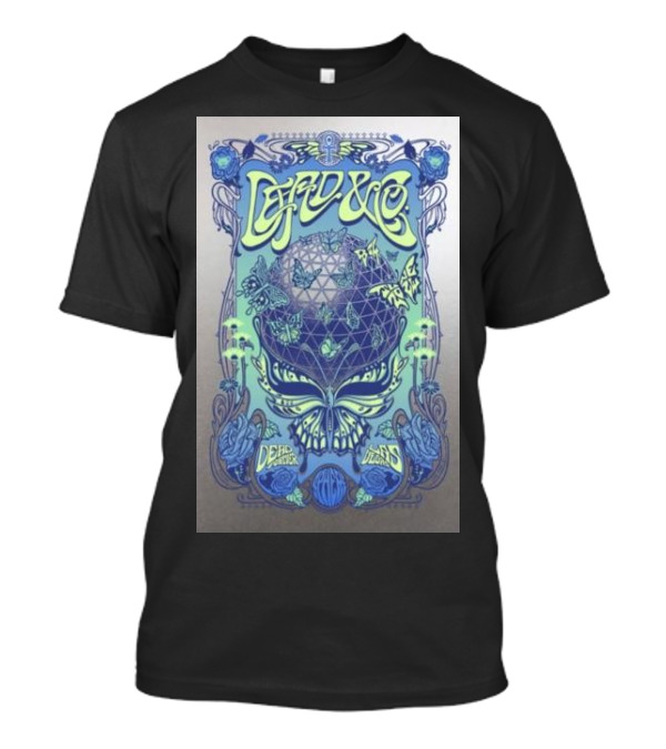 Dead And Company Live Las Vegas Sphere Psychedelic Concert T-Shirt