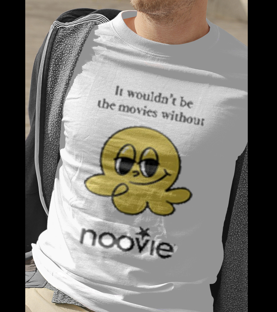 It Wouldn’t Be The Movies Without Noovie Iconic Yellow Mascot T-Shirt