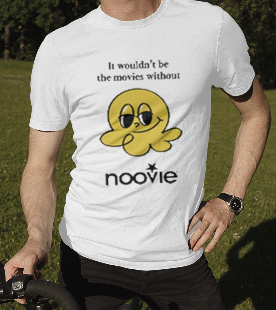 It Wouldn’t Be The Movies Without Noovie Iconic Yellow Mascot T-Shirt