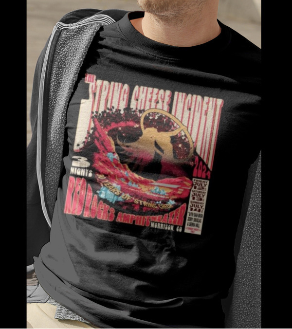 The String Cheese Incident 30 Years Of String Cheese 3 Nights Red Rocks Amphitheater Morrison CO July T-Shirt
