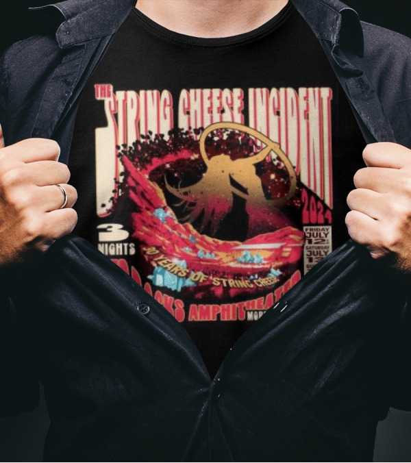 The String Cheese Incident 30 Years Of String Cheese 3 Nights Red Rocks Amphitheater Morrison CO July T-Shirt