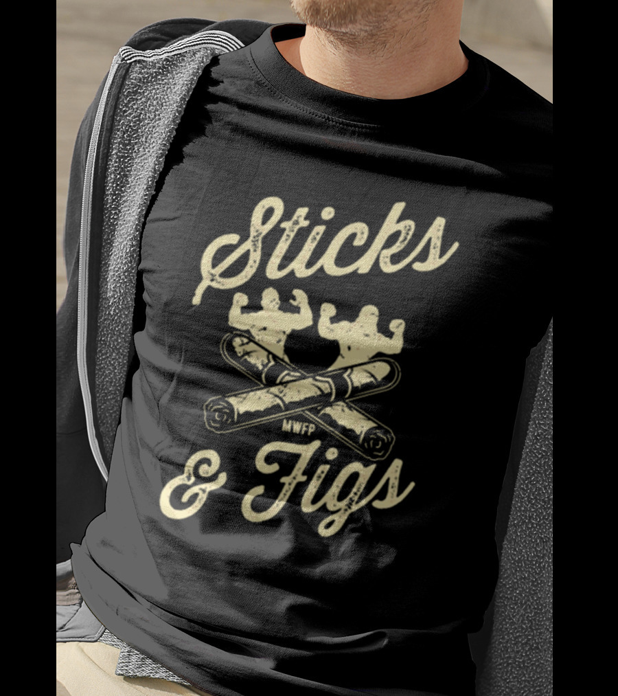 Sticks And Figs MWFP Iconic Arm Flexing Roll T-Shirt