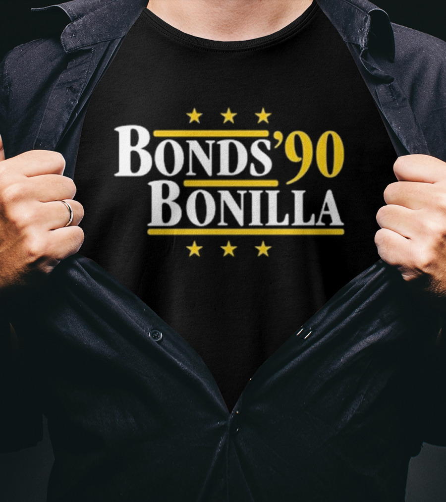 Bonds '90 Bonilla Five Stars Colin Dunlap T-Shirt