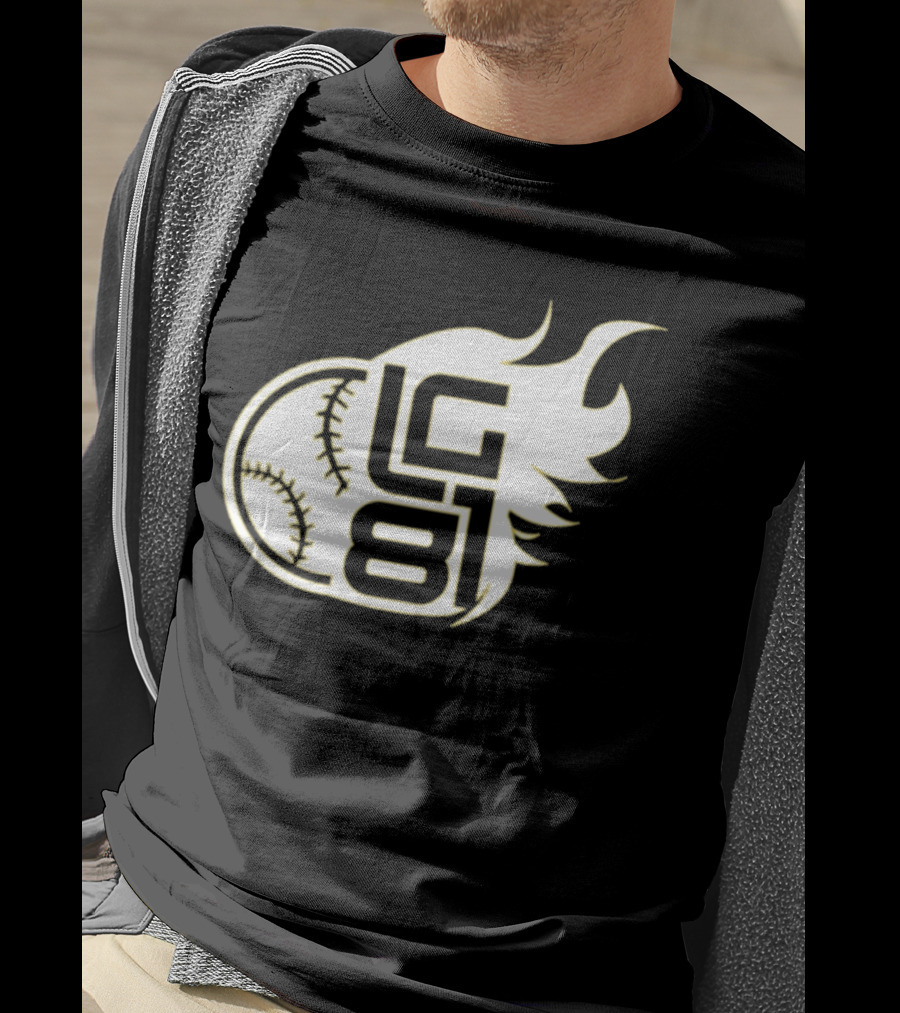 Jeff Passan Luis Gil LG 81 Baseball Flame T-Shirt