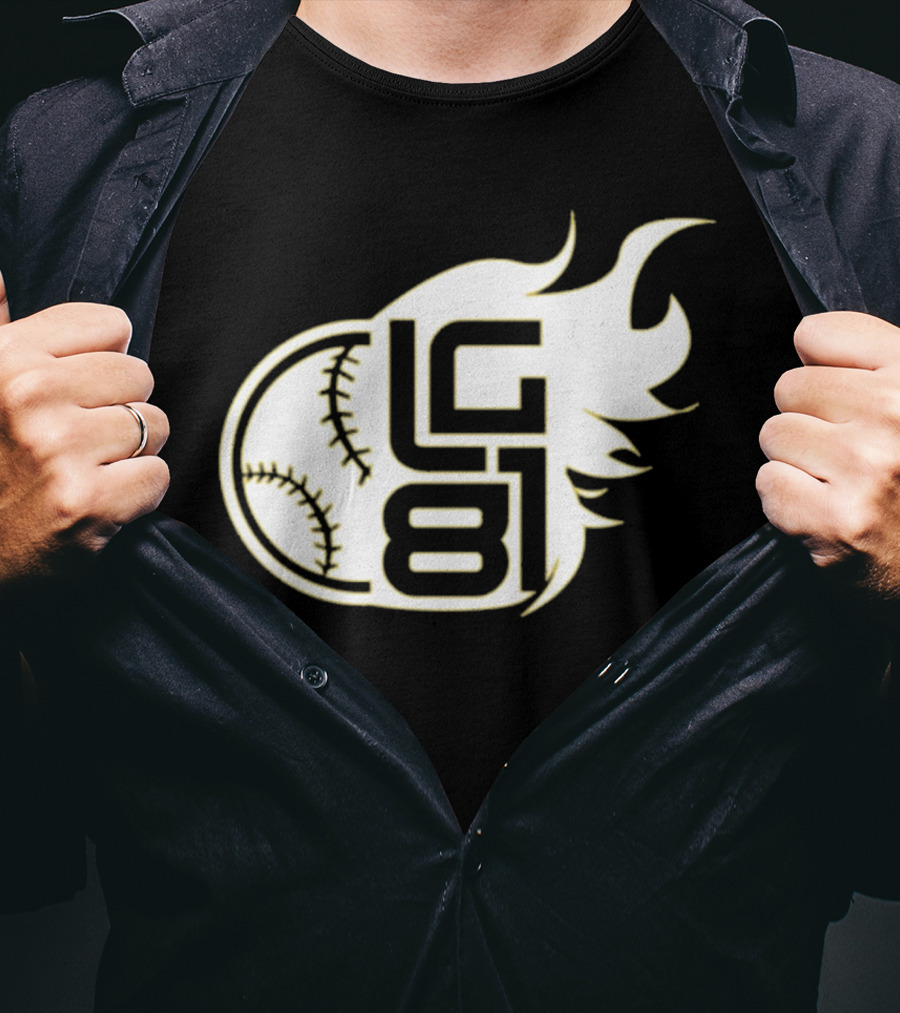 Jeff Passan Luis Gil LG 81 Baseball Flame T-Shirt