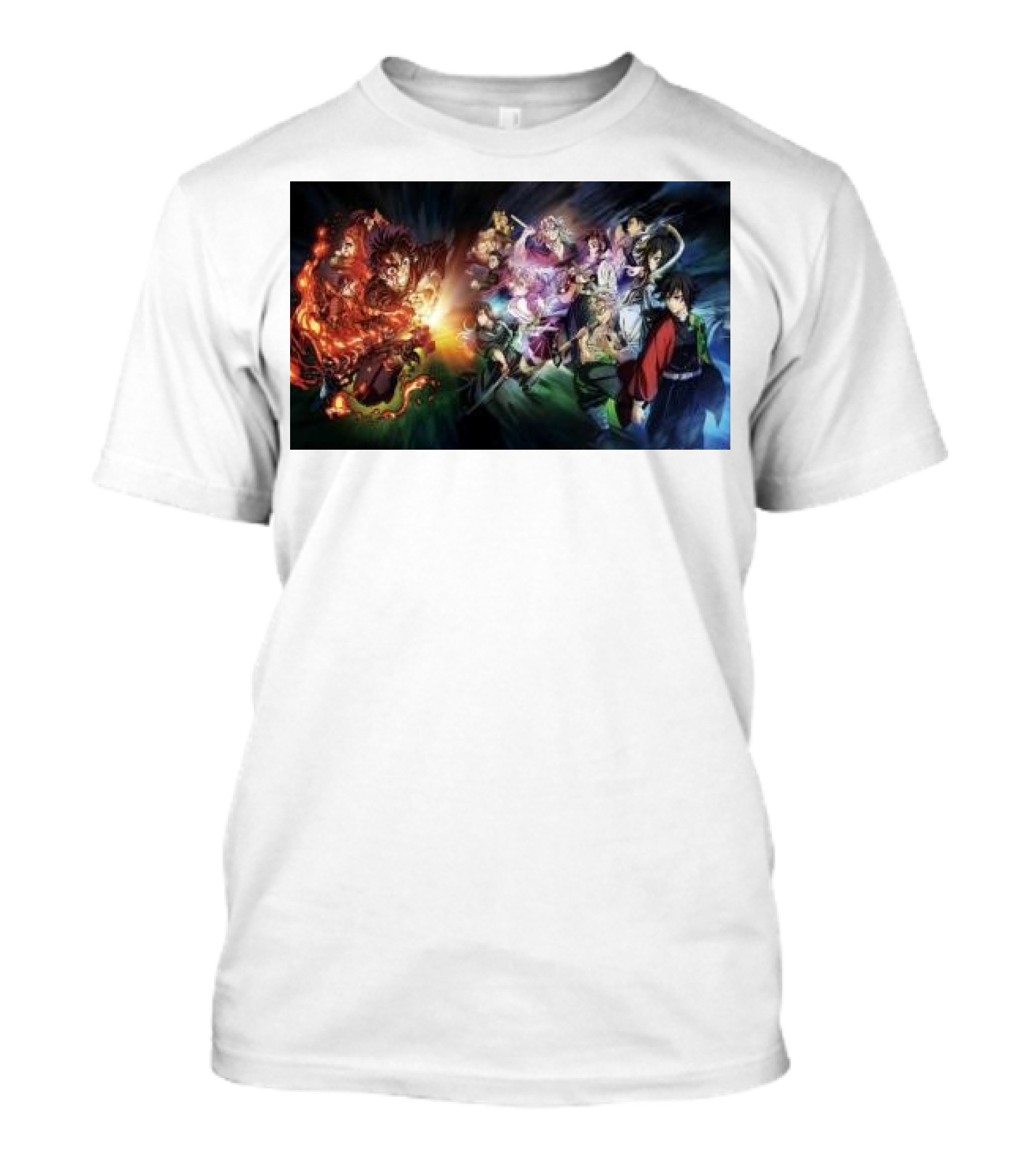 Demon Slayer Kimetsu No Yaiba Epic Hashira Training Battle Scene T-Shirt