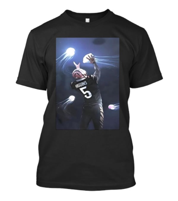 Higgins 5 Football Catching Jellyfish T-Shirt