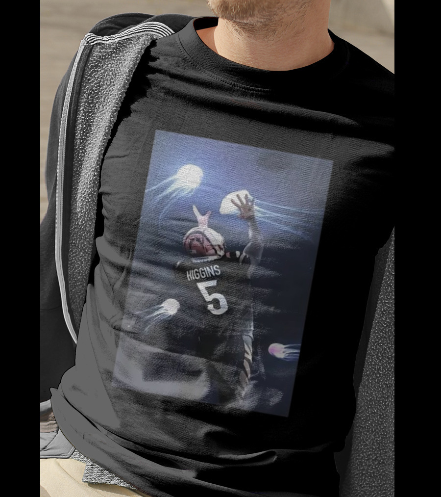 Higgins 5 Football Catching Jellyfish T-Shirt