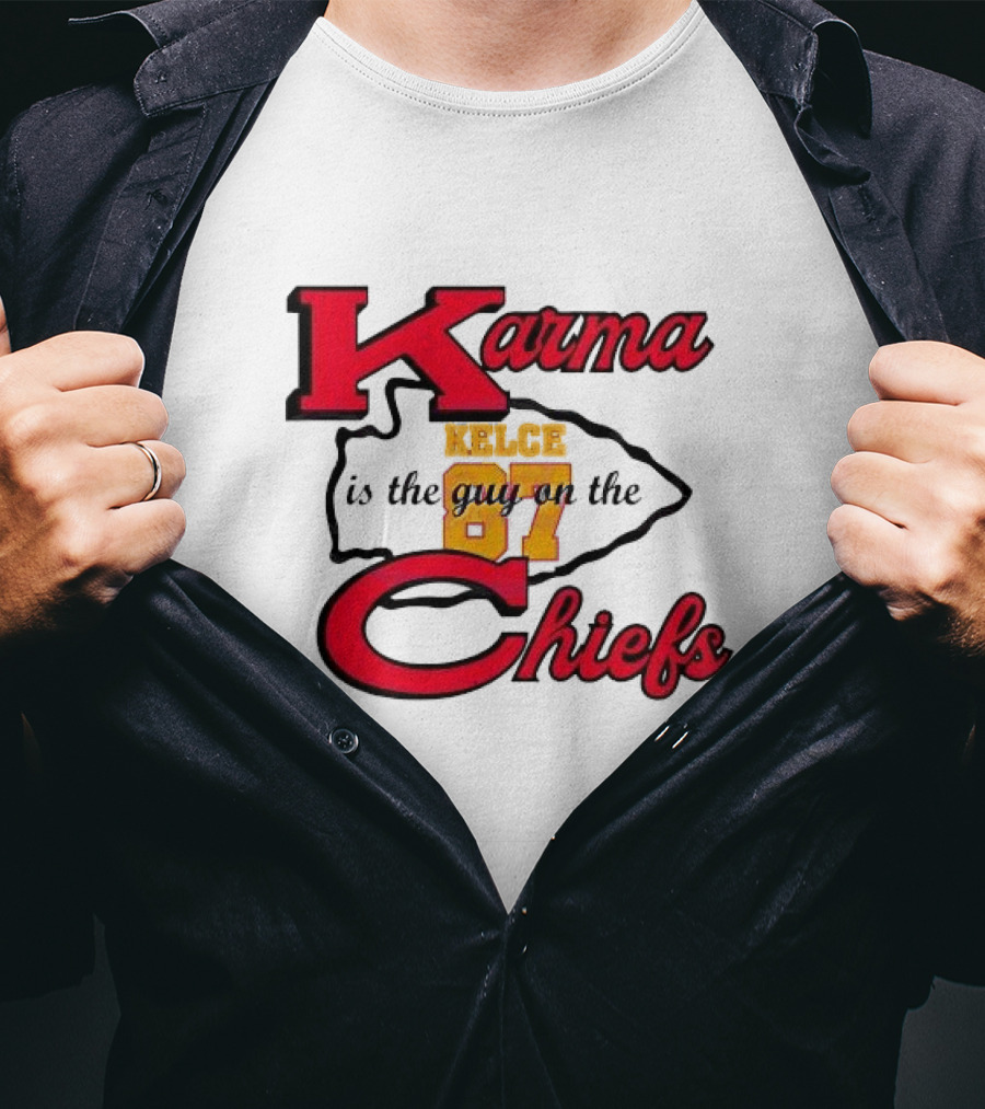 Karma Kelce 87 Is The Guy On The Chiefs T-Shirt