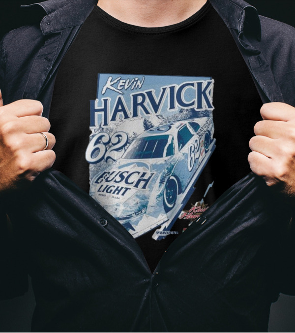 Kevin Harvick 62 Busch Light Racing Car At 5 Flags Speedway June 28 T-Shirt