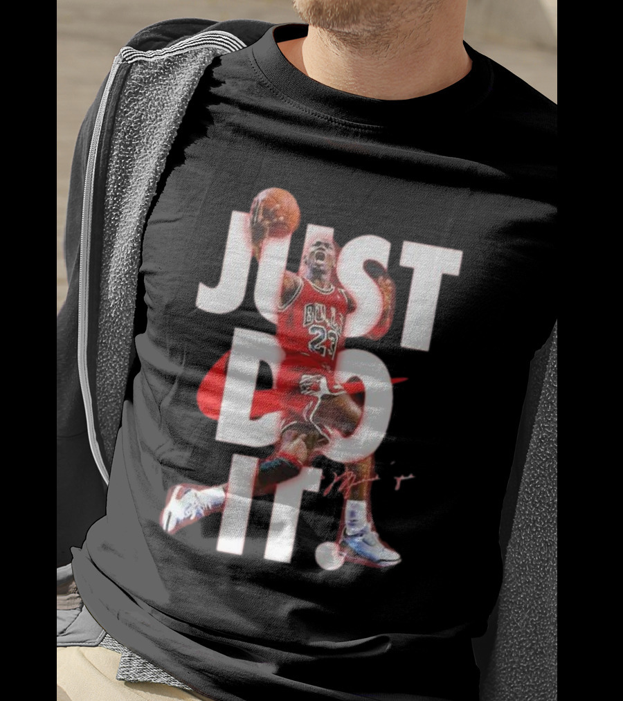 Michael Jordan Just Do It Bulls 23 Signature T-Shirt