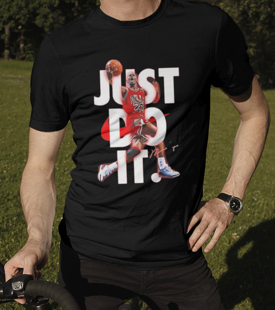 Michael Jordan Just Do It Bulls 23 Signature T-Shirt