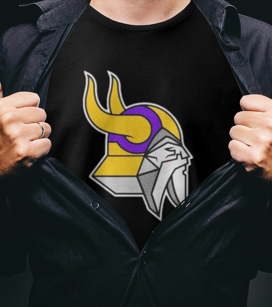 Minnesota Vikings The Chaos Bringers Viking Head T-Shirt