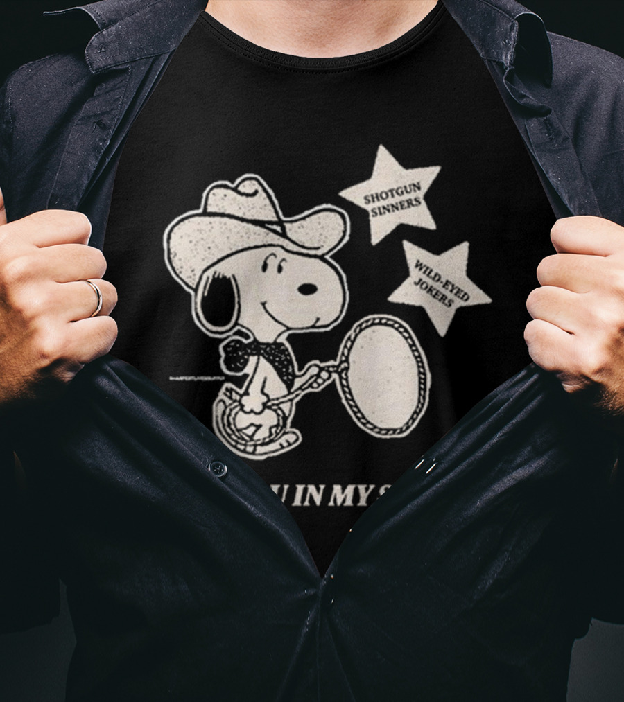 Shotgun Sinners Wild-Eyed Jokers Got You In My Sights T-Shirt