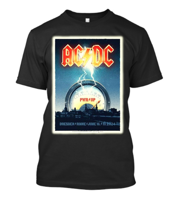 AC DC PWR Up Tour Dresden Rinne June 16 19 2024 Concert Gig T-Shirt