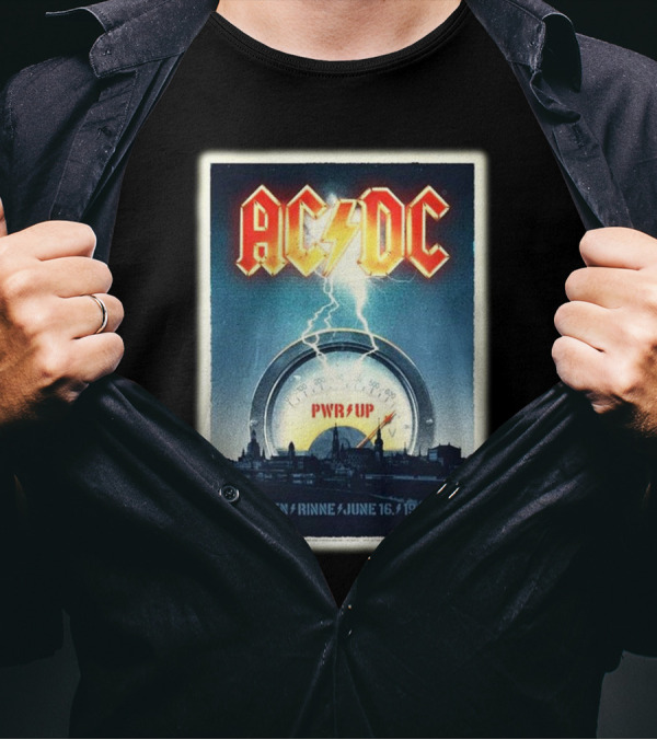 AC DC PWR Up Tour Dresden Rinne June 16 19 2024 Concert Gig T-Shirt