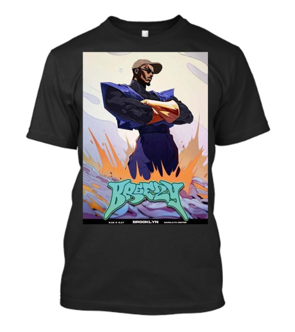 Breezy Brooklyn 16th 17th June 2024 Barclays Center T-Shirt