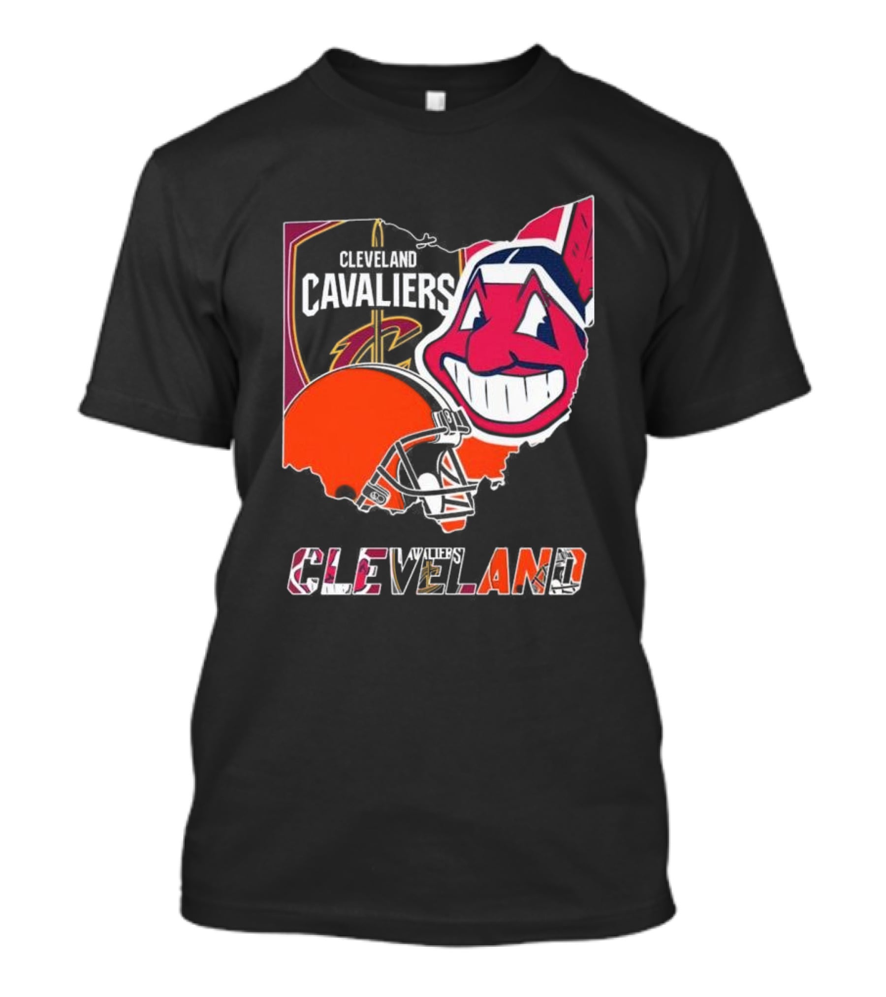 Cleveland Cavaliers Browns Indians Sports Team T-Shirt