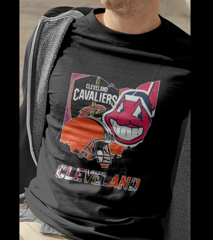 Cleveland Cavaliers Browns Indians Sports Team T-Shirt