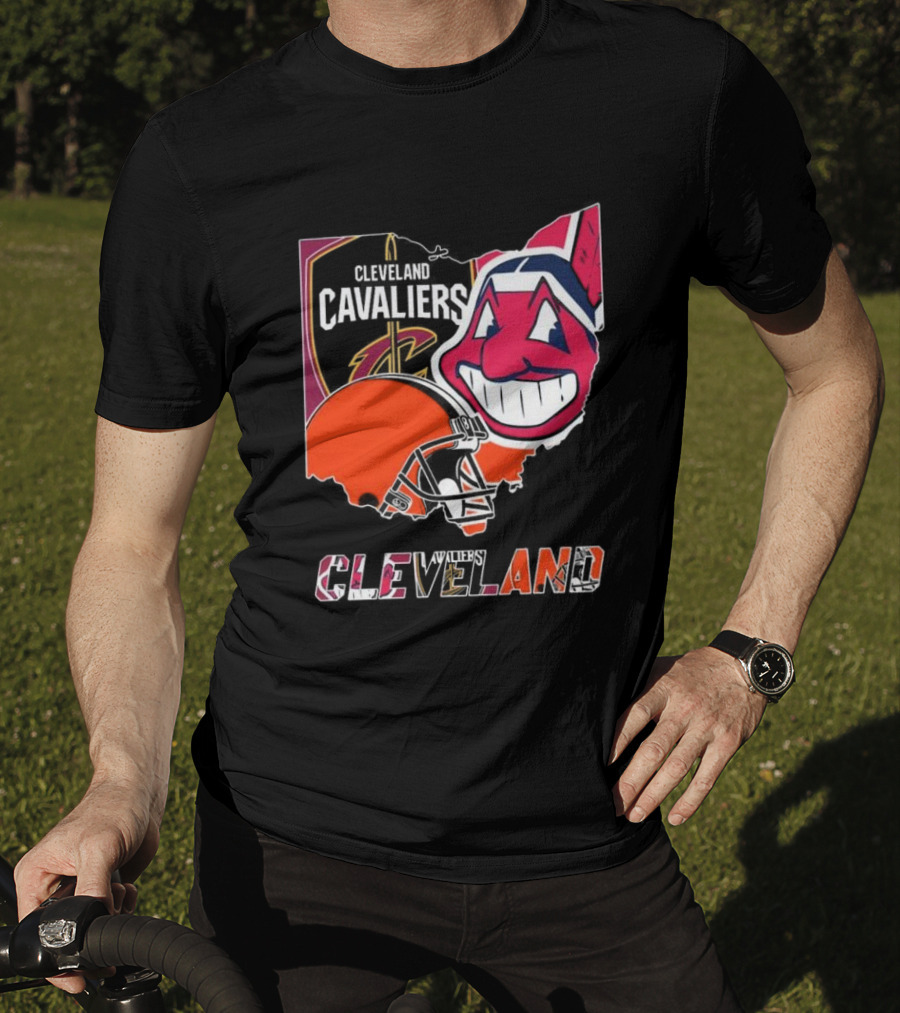 Cleveland Cavaliers Browns Indians Sports Team T-Shirt