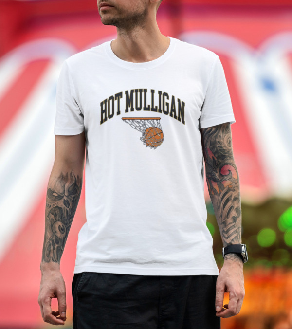 Premium T-Shirt: HOT MULLIGAN BASKETBALL HOOP AND BALL T-Shirt HOT MULLIGAN BASKETBALL HOOP AND BALL T-Shirt