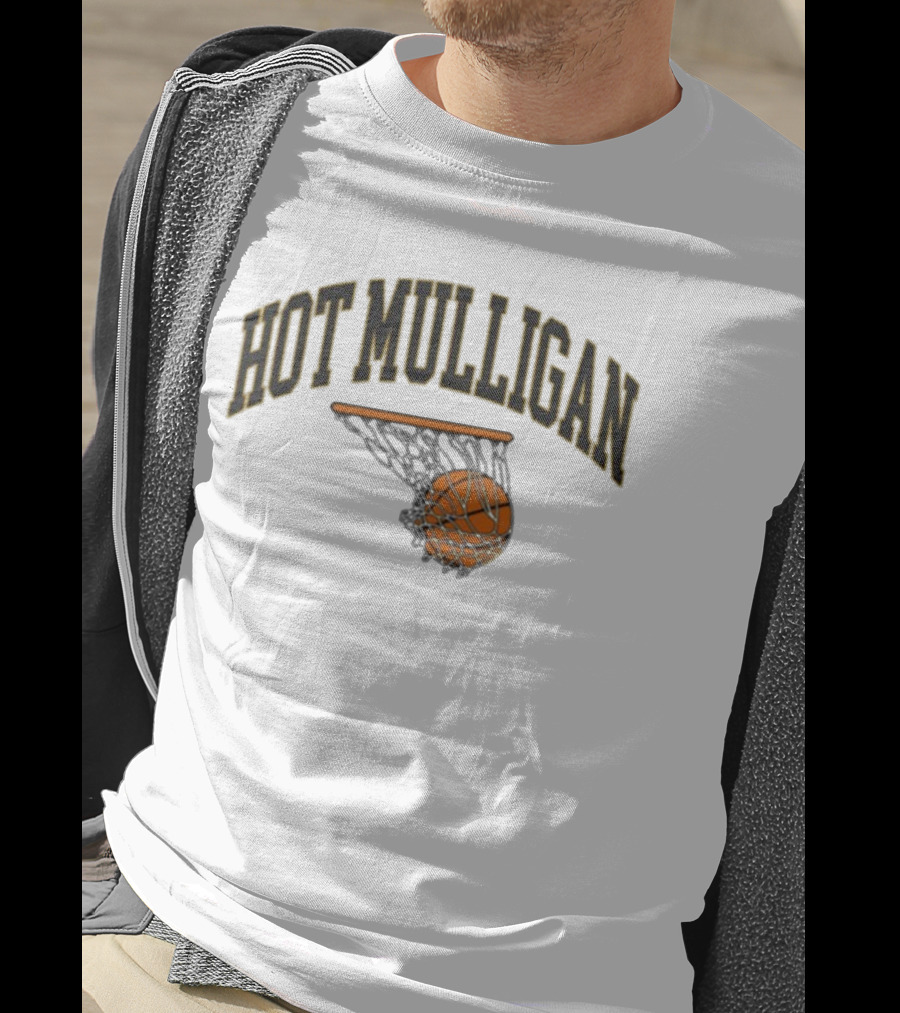 Hot Mulligan Basketball Hoop And Ball T-Shirt