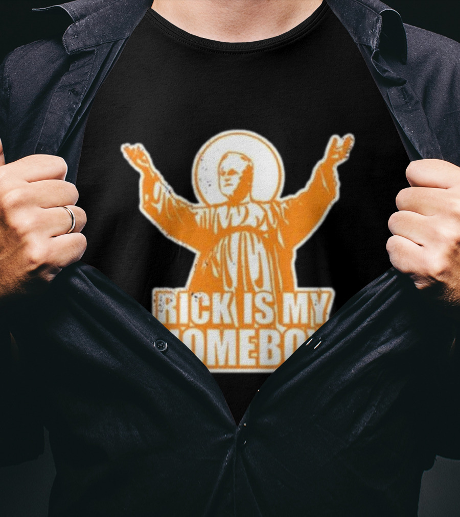 Knoxville Johnny Rick Is My Homeboy Orange T-Shirt