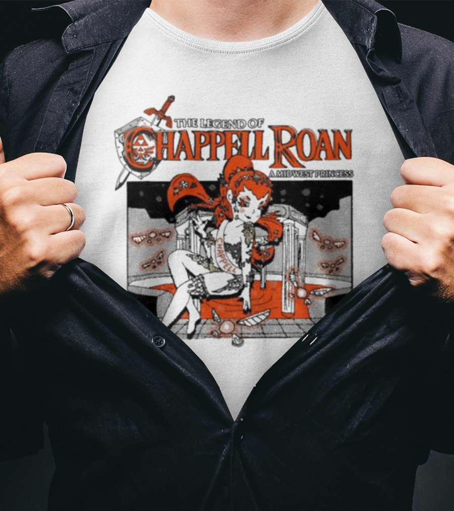 The Legend Of Chappell Roan A Midwest Princess Mysterious Enchantress Throne Scene T-Shirt