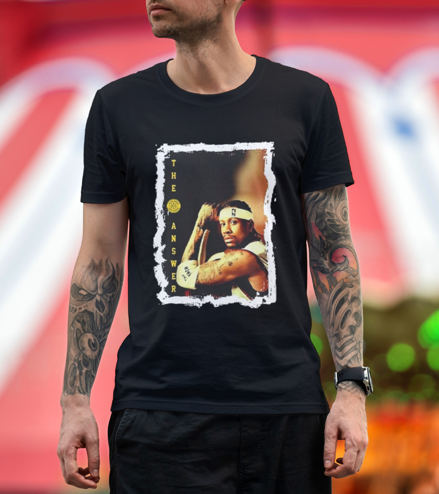 Allen Iverson The Answer Basketball Legend T-Shirt