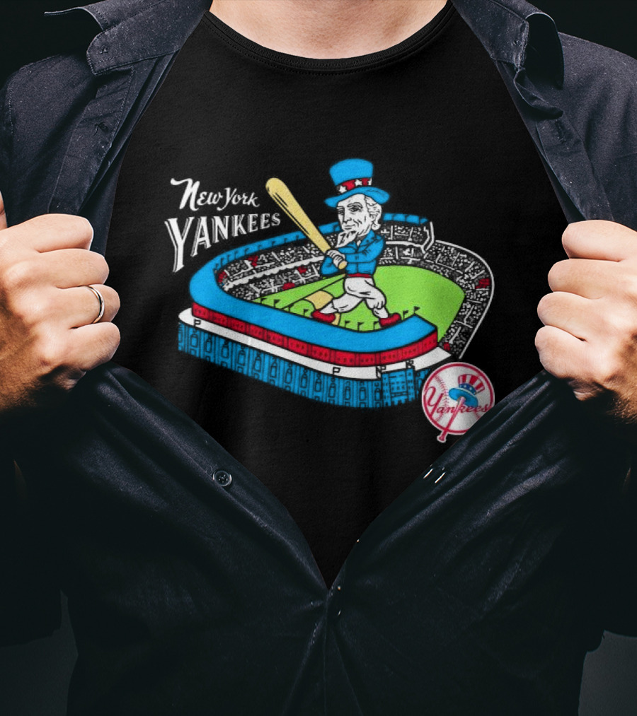 New York Yankees Uncle Sam Baseball MLB Team Stadium T-Shirt