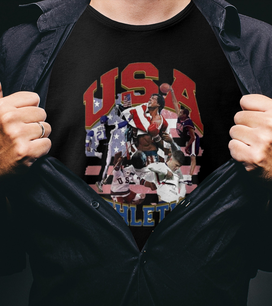 USA Athletics Almost Friday Iconic Sports Moments T-Shirt