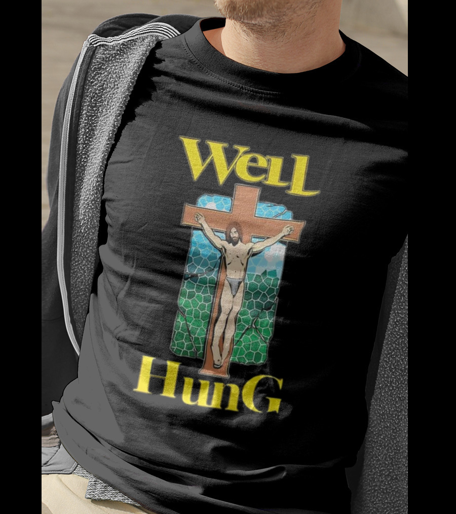 Well Hung Jesus Cross T-Shirt