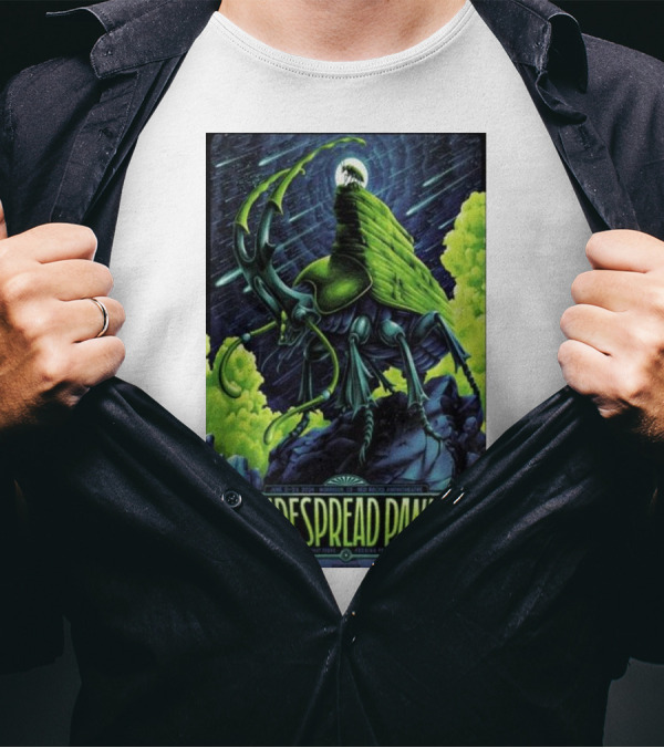 Widespread Panic June 21-23 2024 Red Rocks Amphitheatre Morrison CO Insect Creature And Rider T-Shirt