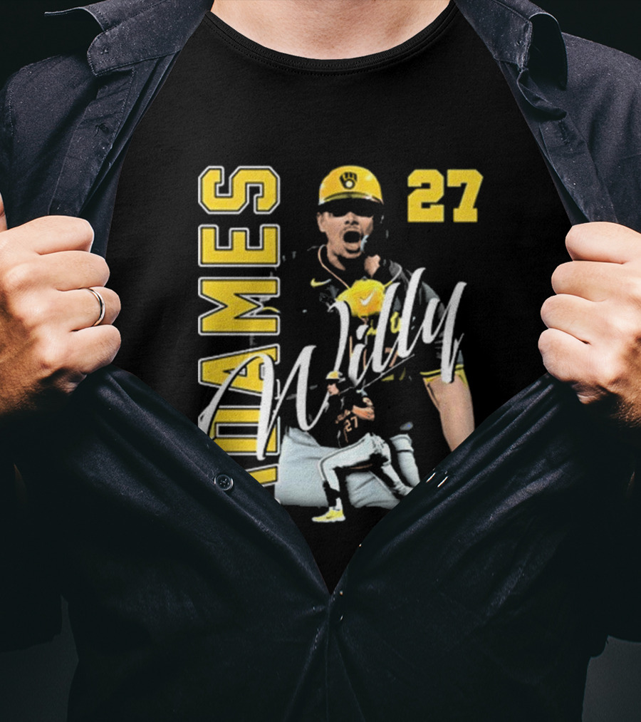 Willy Adames 27 Mke Allgoods Baseball Sports T-Shirt