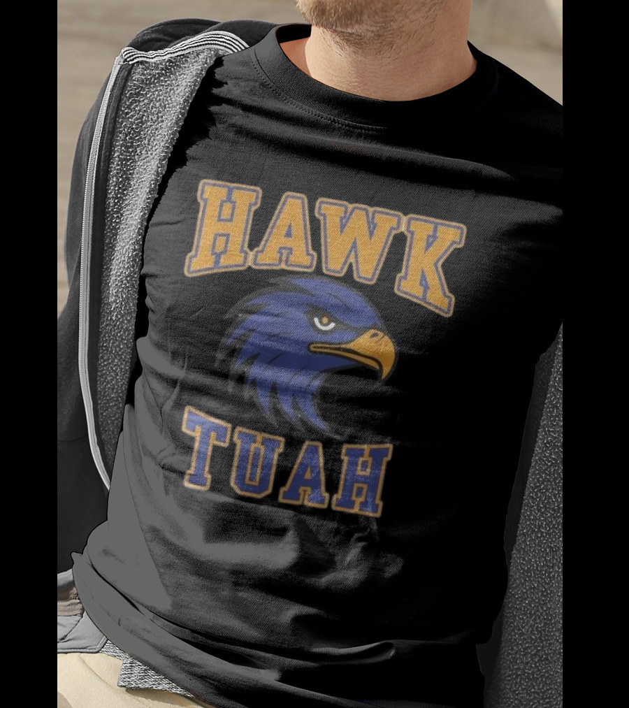 Hawk Tuah Team Spirit Blue Eagle T-Shirt