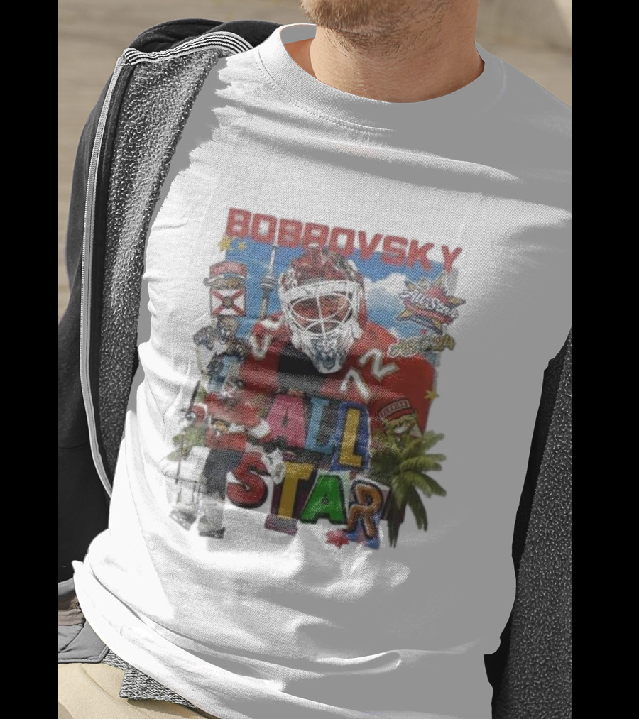 Bobrovsky All Star 72 Florida Panthers NHL T-Shirt