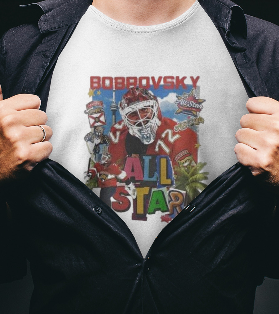 Bobrovsky All Star 72 Florida Panthers NHL T-Shirt