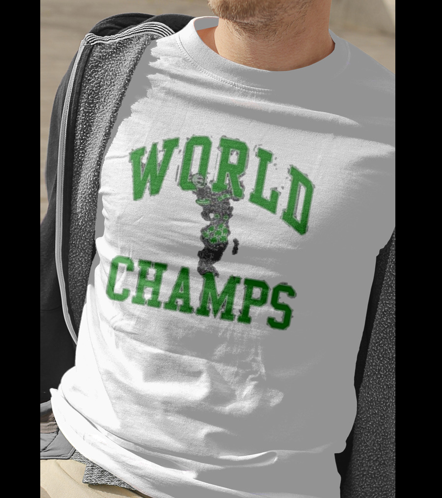 Bos World Champs Basketball Victory T-Shirt