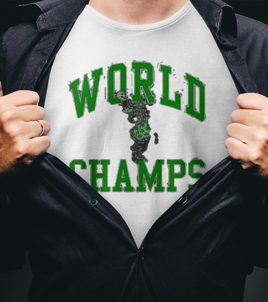 Bos World Champs Basketball Victory T-Shirt