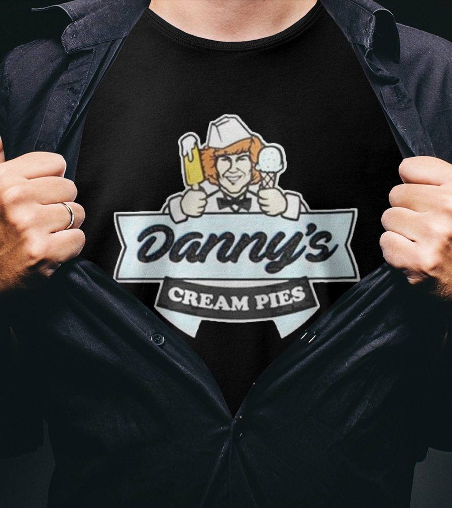 Danny Duncan Danny's Cream Pies Ice Cream Character T-Shirt